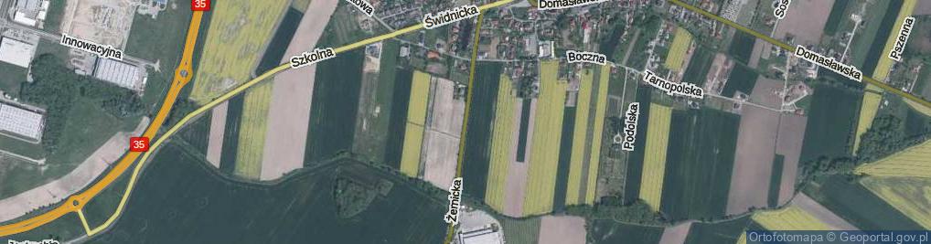 Zdjęcie satelitarne Żernicka ul.